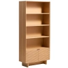 Dubový regál KAve Home Norlen 190 x 90 cm