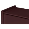Červený lakovaný TV stolek Rali 160 x 48 cm -fv-interier-25