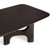 Tmavý dřevěný konferenční stolek Flow 150 x 60 cm -fv-interier-25