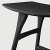 Černá dubová stolička Osso 47 cm -fv-interier-25