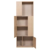 Dřevěná skříň Build 215 x 80 cm s dubovým dekorem